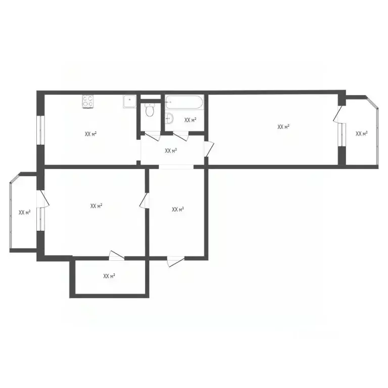 2-к кв. Тюменская область, Тюмень ул. Пермякова, 74к4 (72.5 м) - Фото 0