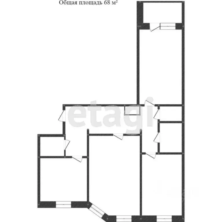 3-к кв. Ямало-Ненецкий АО, Новый Уренгой Юбилейный мкр, 3/5 (66.6 м) - Фото 1