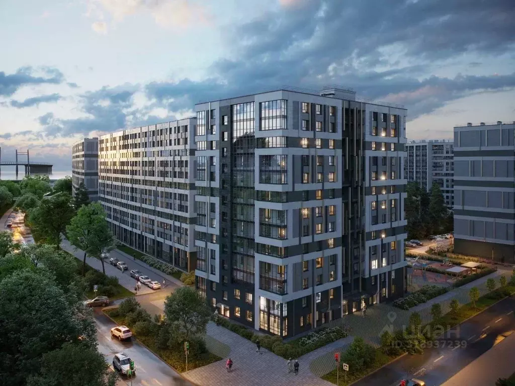 3-к кв. Санкт-Петербург бул. Головнина, 6к1 (74.5 м) - Фото 1