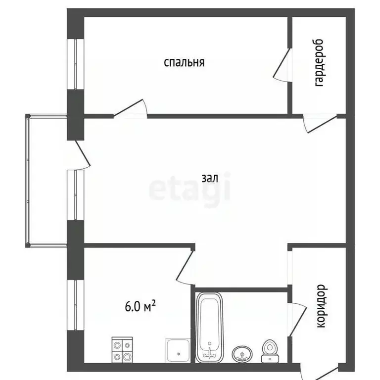 2-к кв. Тамбовская область, Мичуринск ул. Лермонтова, 3 (42.6 м) - Фото 2