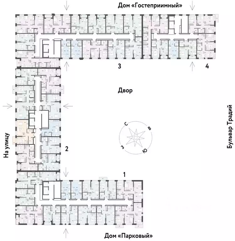 3-к кв. Тюменская область, Тюмень ул. Новоселов, 100 (70.16 м) - Фото 1