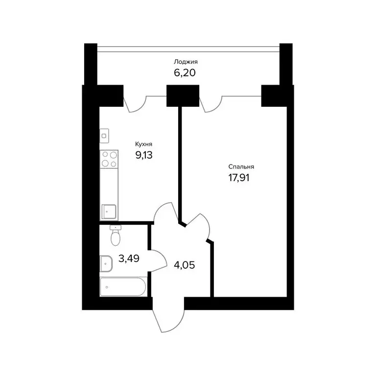1-комнатная квартира: Ярославль, улица Александра Додонова, 10к4 ... - Фото 0