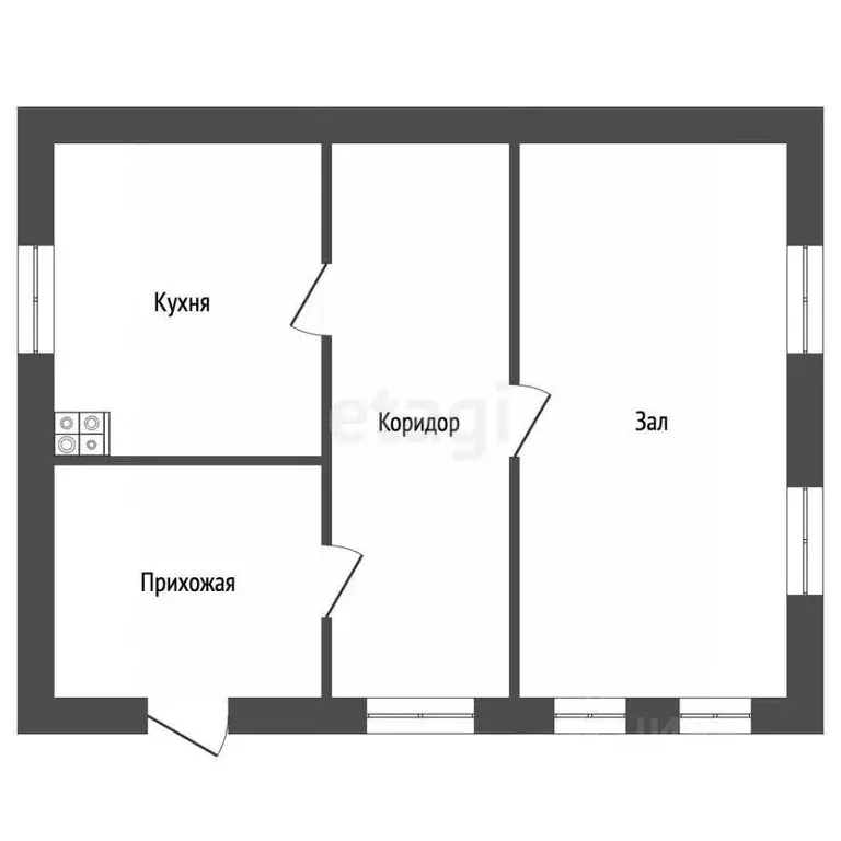 Дом в Саратовская область, Романовка рп ул. Советская, 222 (24 м) - Фото 1