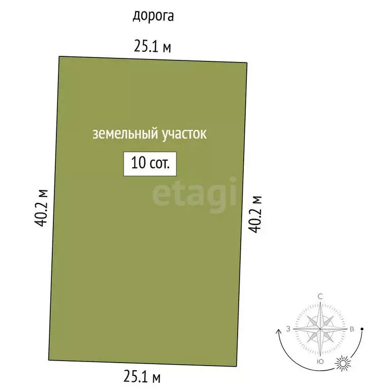 Участок в Тюменская область, Нижнетавдинский муниципальный округ, ... - Фото 1