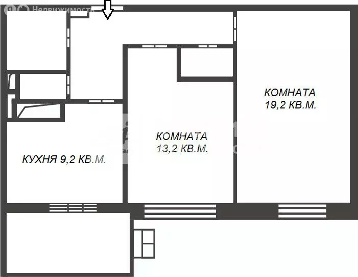 2-комнатная квартира: Москва, Миллионная улица, 3к1 (54.5 м) - Фото 1