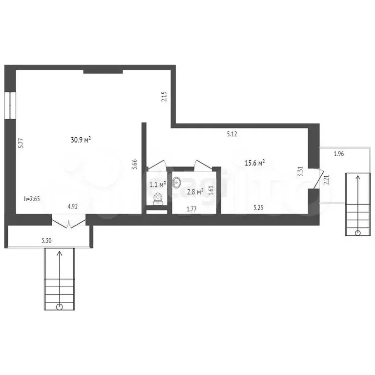 Продам помещение свободного назначения, 50.4 м - Фото 0