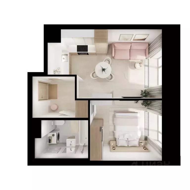 1-к кв. Москва Ильменский проезд, 11С4 (32.2 м) - Фото 2