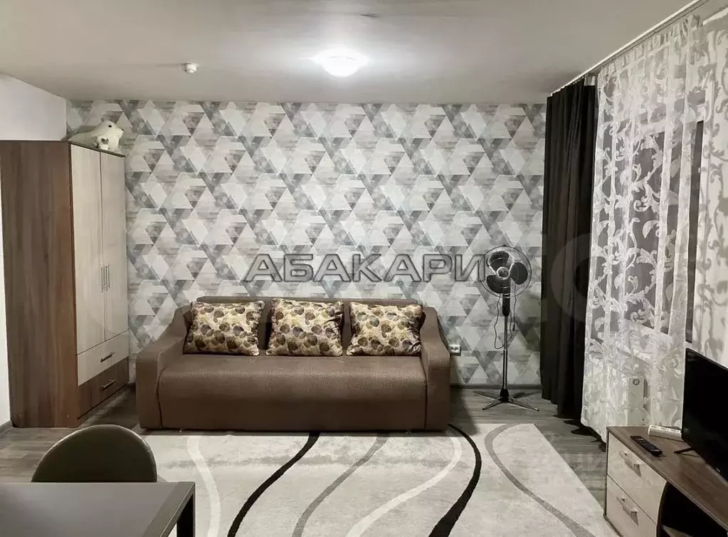 Студия Красноярский край, Красноярск ул. Ерофеевская, 2 (33.0 м) - Фото 2