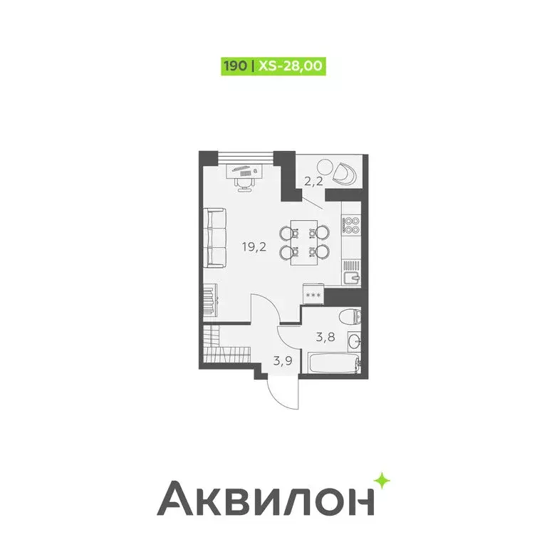 Квартира-студия: Санкт-Петербург, Русановская улица, 20к1 (28 м) - Фото 0