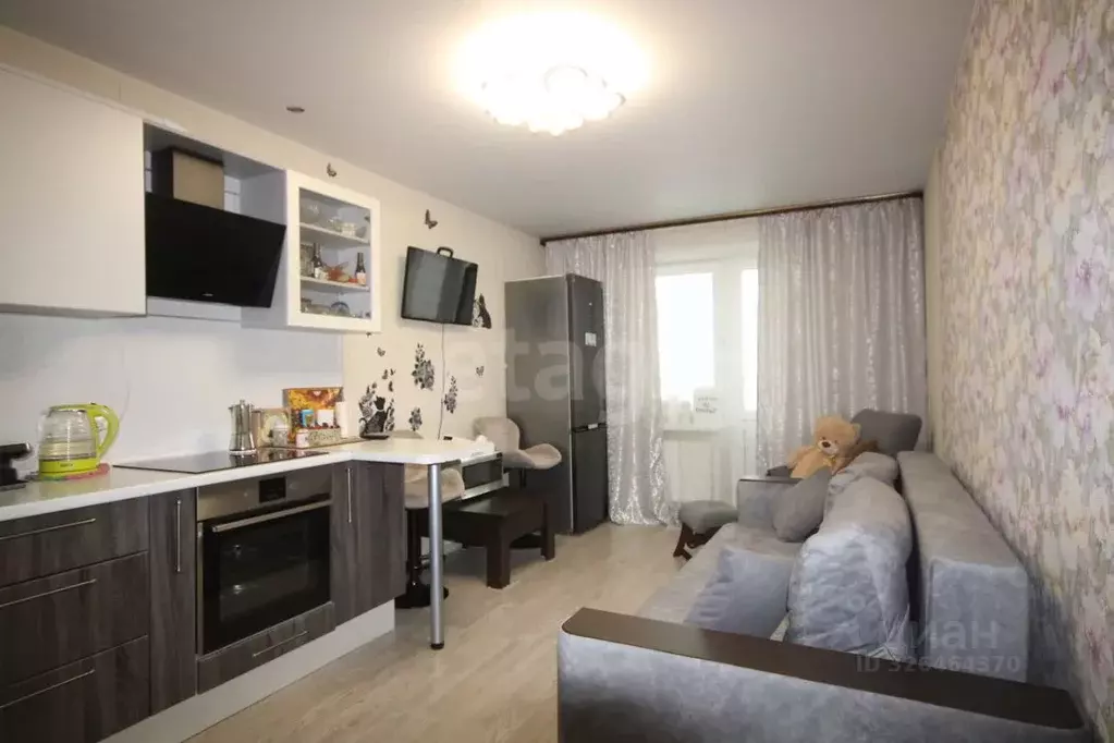 1-к кв. Тюменская область, Тюмень Мелиораторов мкр, ул. Сидора ... - Фото 1