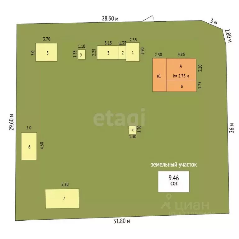 Дом в Архангельская область, Плесецк рп, Энергетик СОТ 16 (20 м) - Фото 2