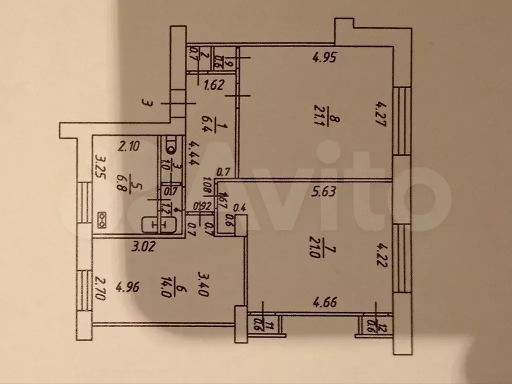 3-к. квартира, 75 м, 1/5 эт. - Фото 0