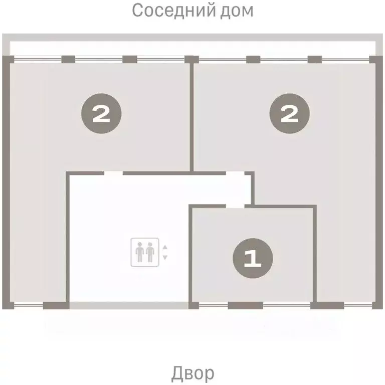 2-к кв. Ханты-Мансийский АО, Сургут 1-й мкр, Нефть жилой комплекс ... - Фото 1