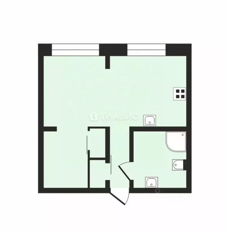 1-к кв. Москва Новочеремушкинская ул., 17 (42.2 м) - Фото 1