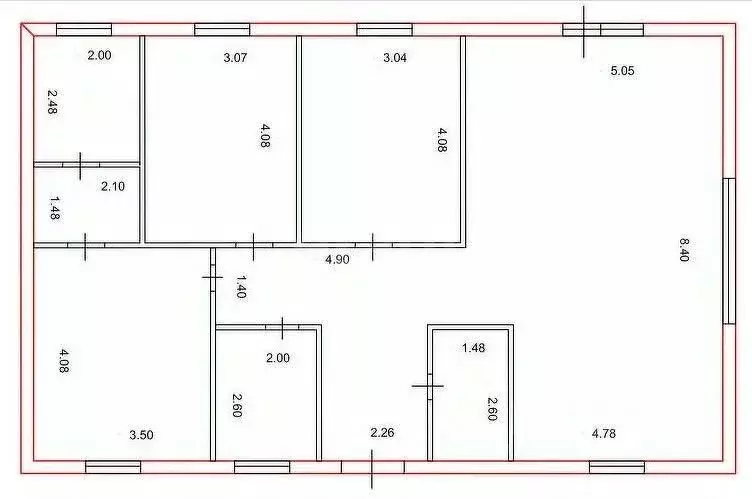 Дом в Курская область, Курский район, Моковский сельсовет, д. 1-я ... - Фото 2