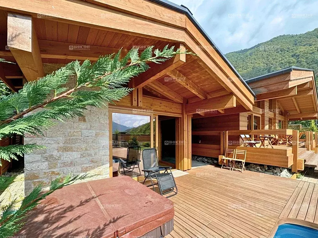 Дом в Краснодарский край, Сочи Красная Поляна пгт, ул. Ачишховская ... - Фото 2