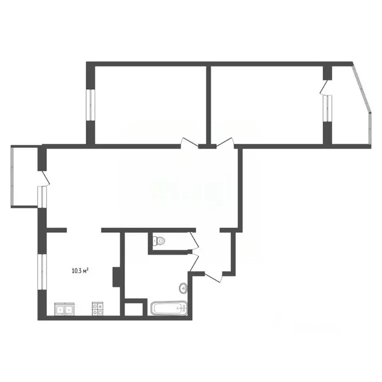 3-к кв. Москва Челябинская ул., 19К2 (76.0 м) - Фото 2