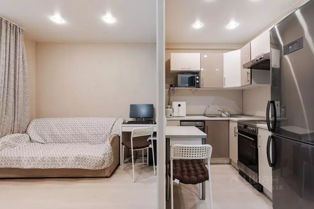 Студия Санкт-Петербург Туристская ул., 20к2 (23.1 м) - Фото 1