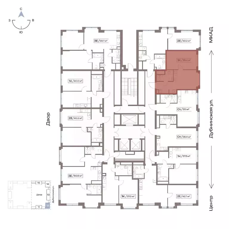1-к кв. Москва Северный ао, Восточное Дегунино р-н, Акценты жилой ... - Фото 2