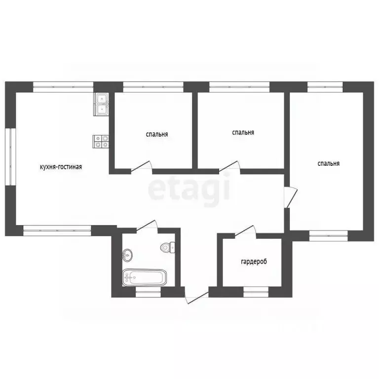 Дом в Челябинская область, Кыштым ул. Леонида Каскова, 5 (130 м) - Фото 2