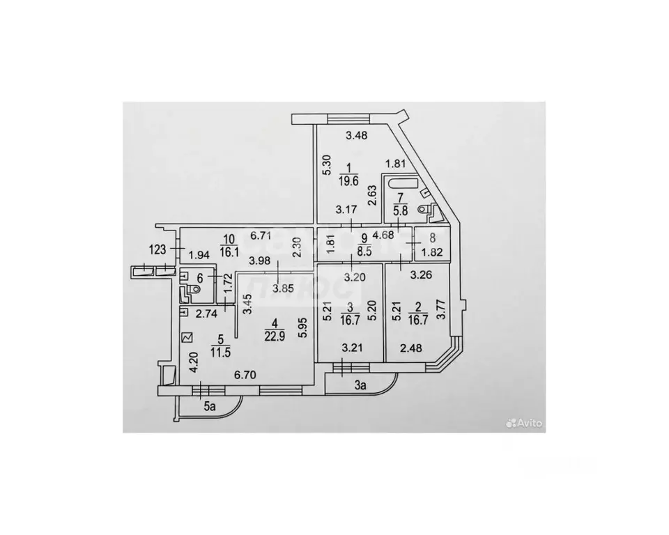 4-к кв. Москва ул. Маршала Тухачевского, 55 (123.8 м) - Фото 2