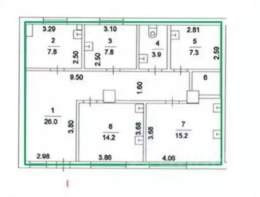 Офис в Москва Лужнецкая наб., 6С1 (85 м) - Фото 2