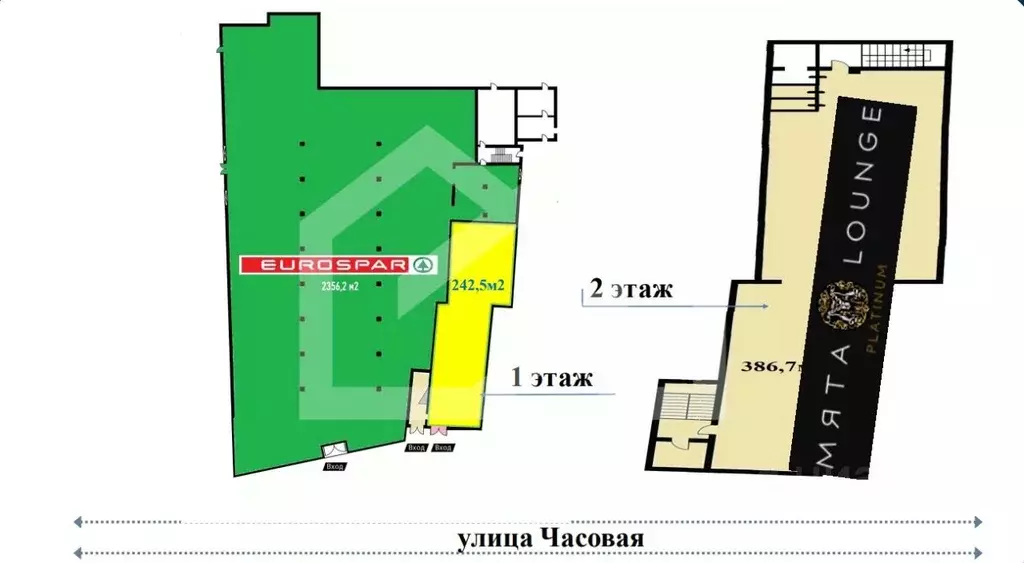 Торговая площадь в Москва Часовая ул., 16С18 (243 м) - Фото 1