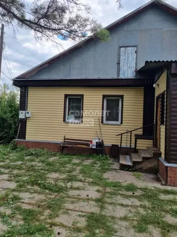 Дом в Омская область, Горьковский район, с. Октябрьское ул. Труда, 3 ... - Фото 1