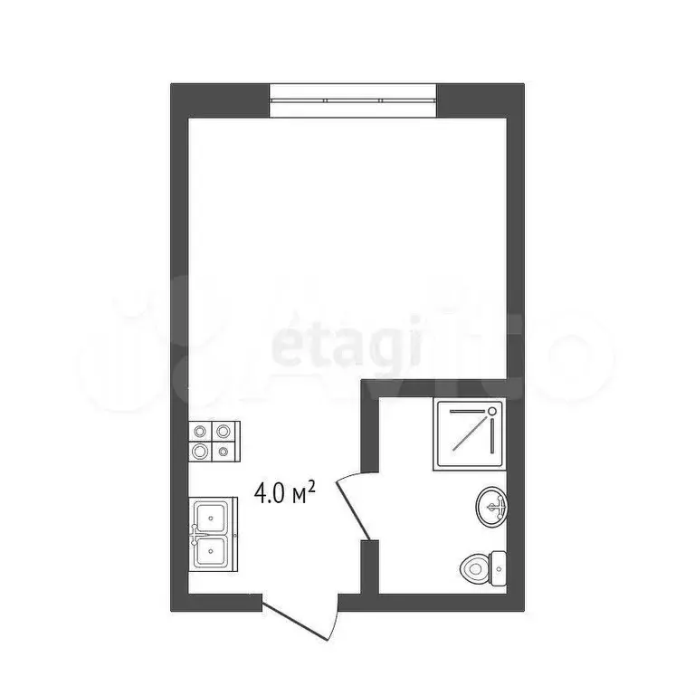 Квартира-студия, 18 м, 3/5 эт. - Фото 0