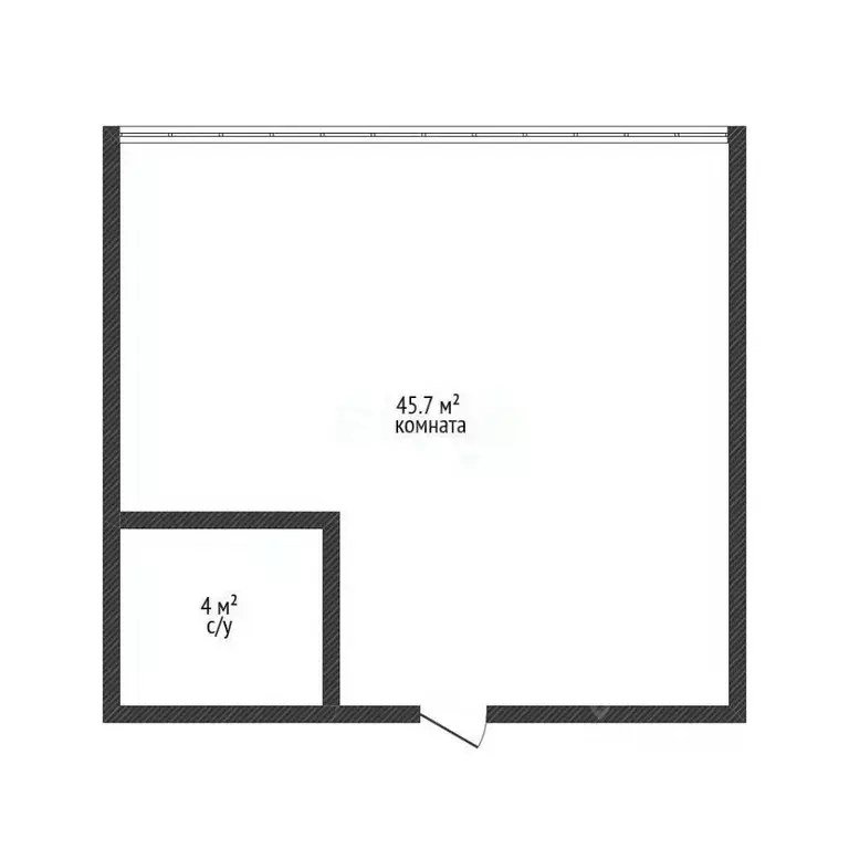 Студия Краснодарский край, Новороссийск Кутузовская ул., 117 (49.7 м) - Фото 2