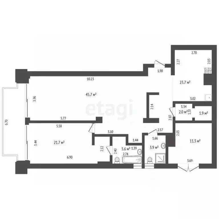 3-к кв. Крым, Ялта муниципальный округ, Отрадное пгт ул. Мориса ... - Фото 2