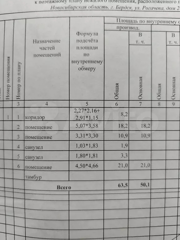 Офис, 63.5 м - Фото 1