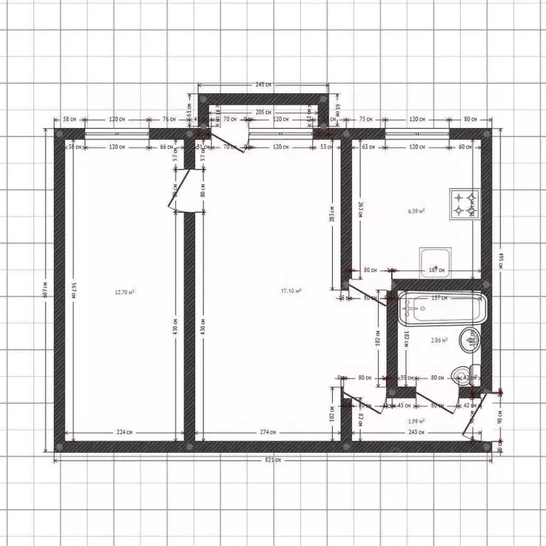 2-к кв. Иркутская область, Ангарск 85-й кв-л, 2 (44.0 м) - Фото 2