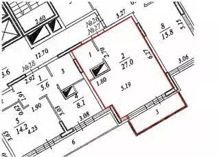 Студия Московская область, Раменское Высоковольтная ул., 20 (30.7 м) - Фото 2