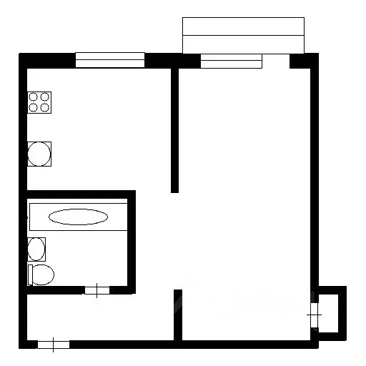 1-к кв. Калужская область, Обнинск ул. Курчатова, 54 (35.0 м) - Фото 2