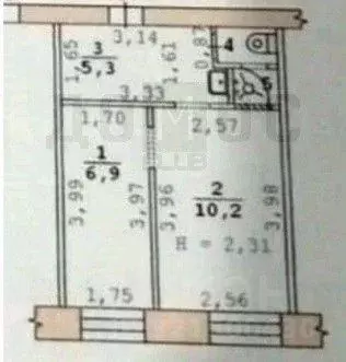 2-к кв. Свердловская область, Екатеринбург Комсомольский жилрайон, ул. ... - Фото 2