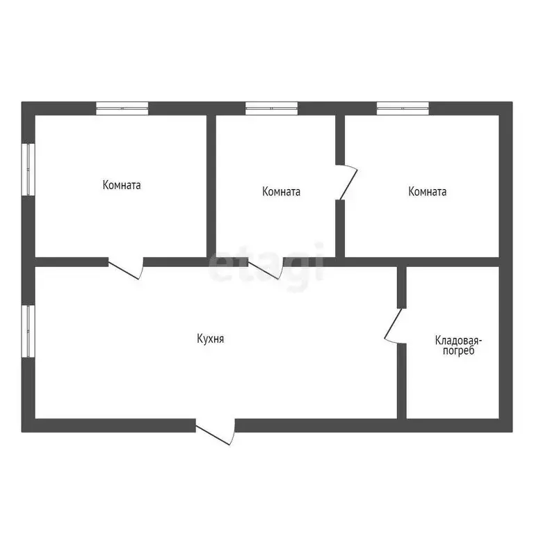 Дом в Троицк, Артельная улица (52.8 м) - Фото 2