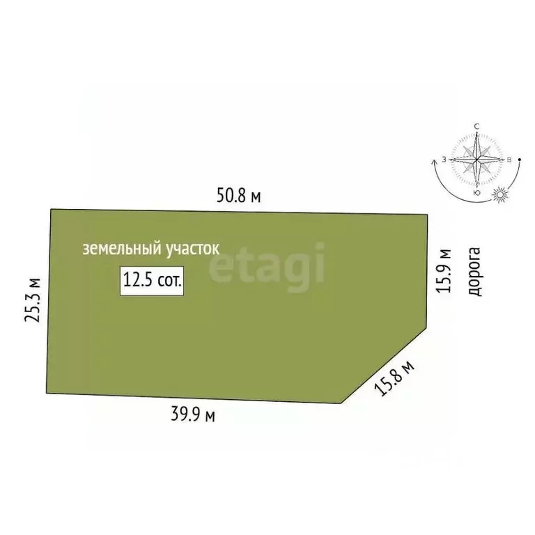 Участок в Камчатский край, Елизово Пограничный мкр,  (12.49 сот.) - Фото 1