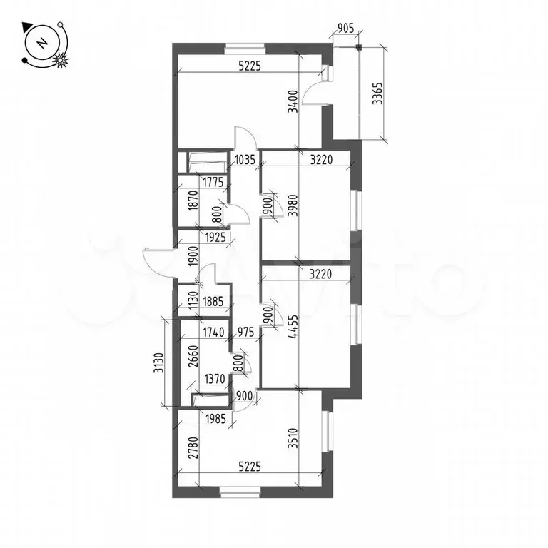3-к. квартира, 86,1 м, 15/25 эт. - Фото 1