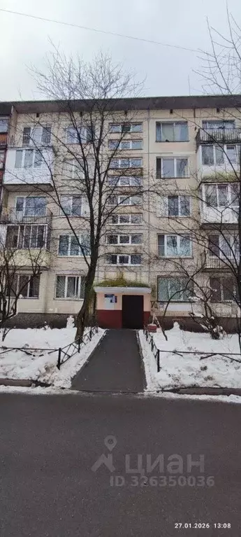 2-к кв. Санкт-Петербург ул. Демьяна Бедного, 2к2 (44.6 м) - Фото 2