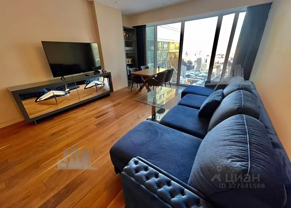 2-к кв. Москва 1-й Красногвардейский проезд, 21с2 (90.0 м) - Фото 1