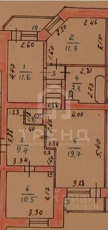 3-к кв. Ленинградская область, Тельмана Тосненский район, 42к2 (74.3 ... - Фото 2