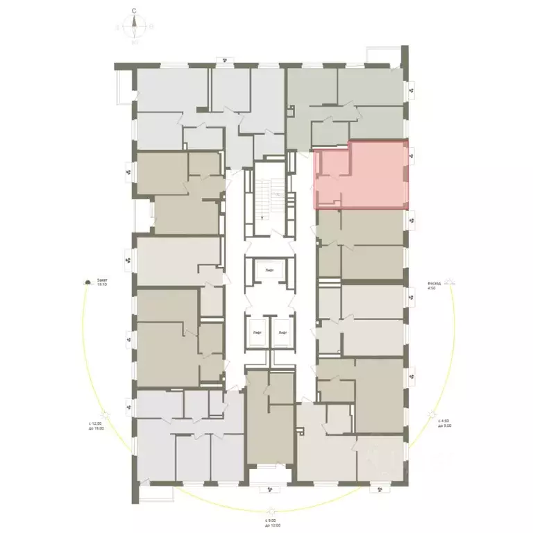 1-к кв. Башкортостан, Уфа Родина Парк жилой комплекс (34.0 м) - Фото 2