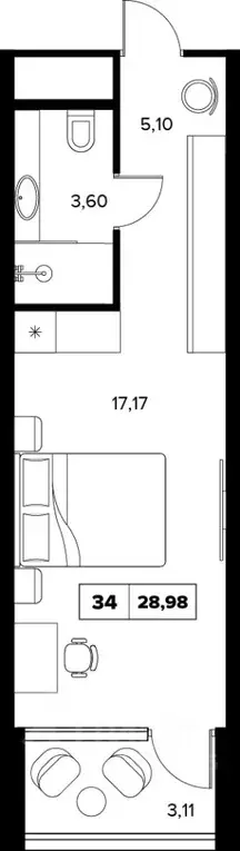 1-к кв. Краснодарский край, Сочи Культурное Уч-Дере мкр, ул. Семашко, ... - Фото 1