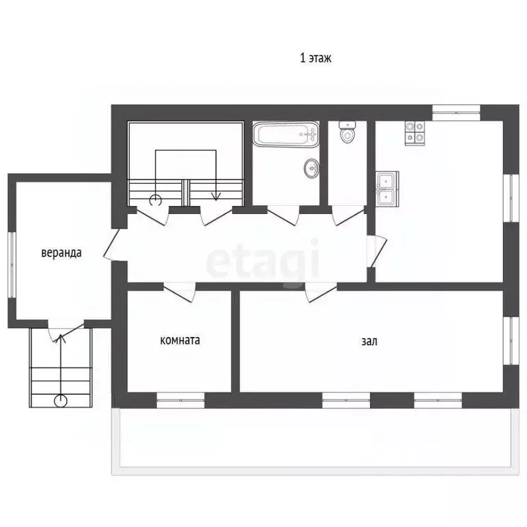 Дом в Калининградская область, Неманский муниципальный округ, пос. ... - Фото 2