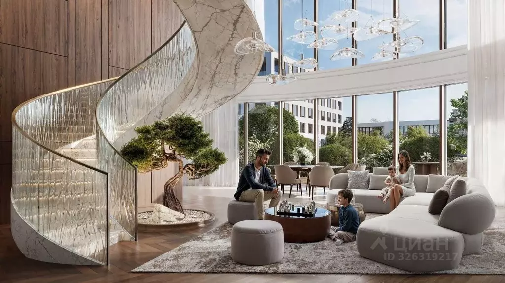 4-к кв. Москва 465-й кв-л, Фрунзенская Набережная жилой комплекс ... - Фото 2