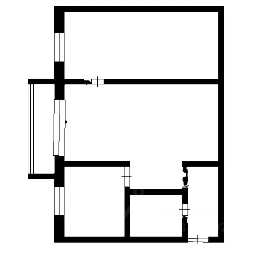 2-к кв. Тульская область, Ефремов ул. Дружбы, 1 (46.2 м) - Фото 1