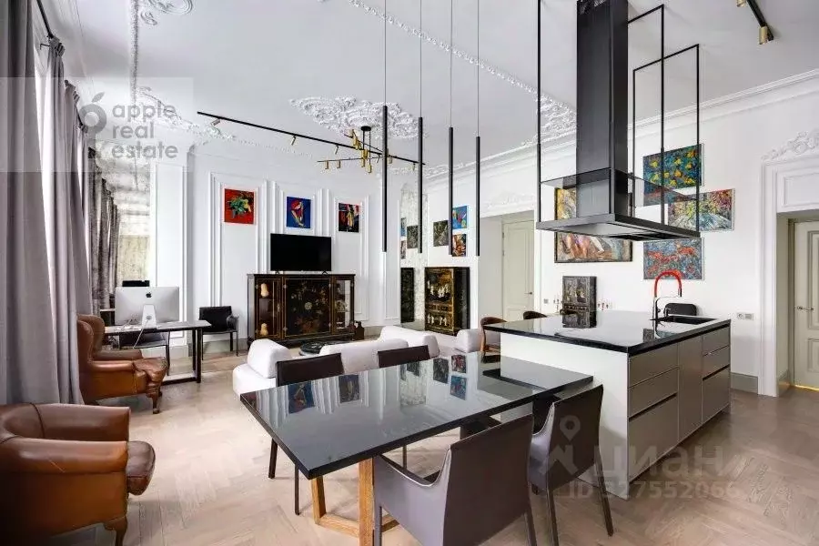 5-к кв. Москва ул. Остоженка, 7С1 (164.6 м) - Фото 2