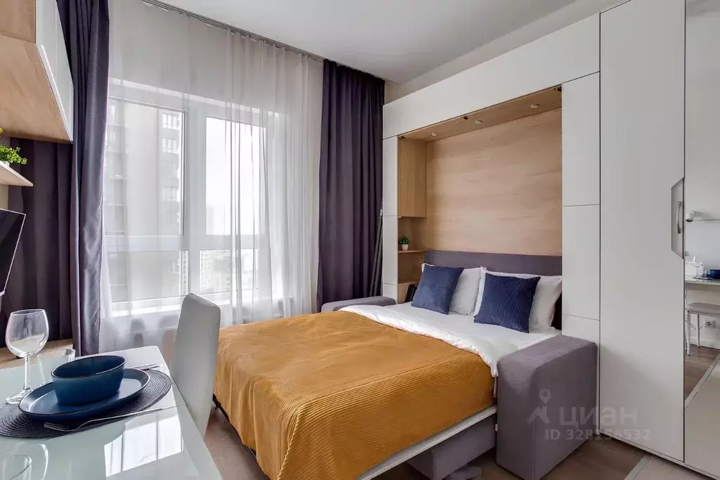 Студия Москва Красноказарменная ул., 14Ак1 (20.0 м) - Фото 1