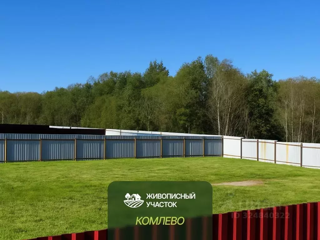 Участок в Калужская область, Совхоз Боровский с/пос, д. Комлево ул. ... - Фото 1